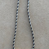 Choix de cordon: BLANC NOIR GRIS OR