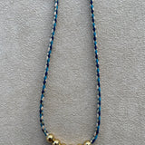 Choix de cordon: BLEU MARINE BLEU CLAIR BEIGE OR
