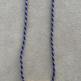 Choix de cordon: BLEU MARINE GRIS VIOLET OR