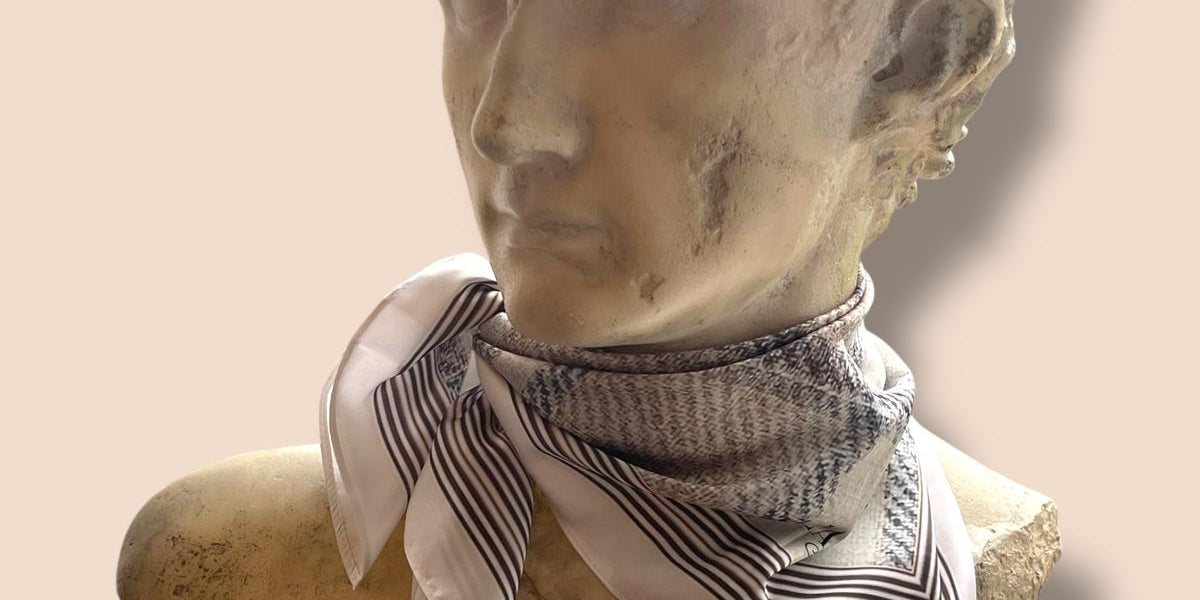 Foulard N°36 - Tartan Beige