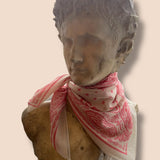 Foulard N°21 - Paisley Baby pink