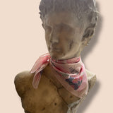 Foulard N°4 - Sacré coeur rose
