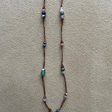 Amulettes de chance - Lapis Azulis - Citrine - Apatite - Pierre de Lune - Améthyste - Aigues Marine - Sodalite Bleu