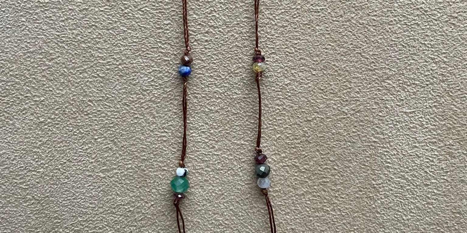 Bracelet Numen - Lapis Azulis - Citrine - Apatite - Pierre de Lune - Améthyste - Aigues Marine - Sodalite Bleu