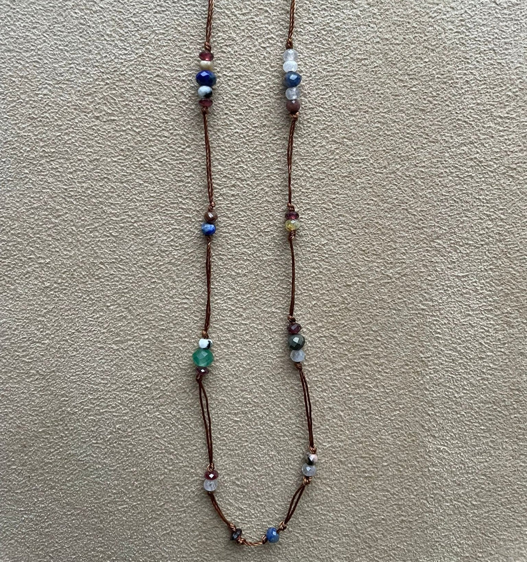Bracelet Numen - Lapis Azulis - Citrine - Apatite - Pierre de Lune - Améthyste - Aigues Marine - Sodalite Bleu