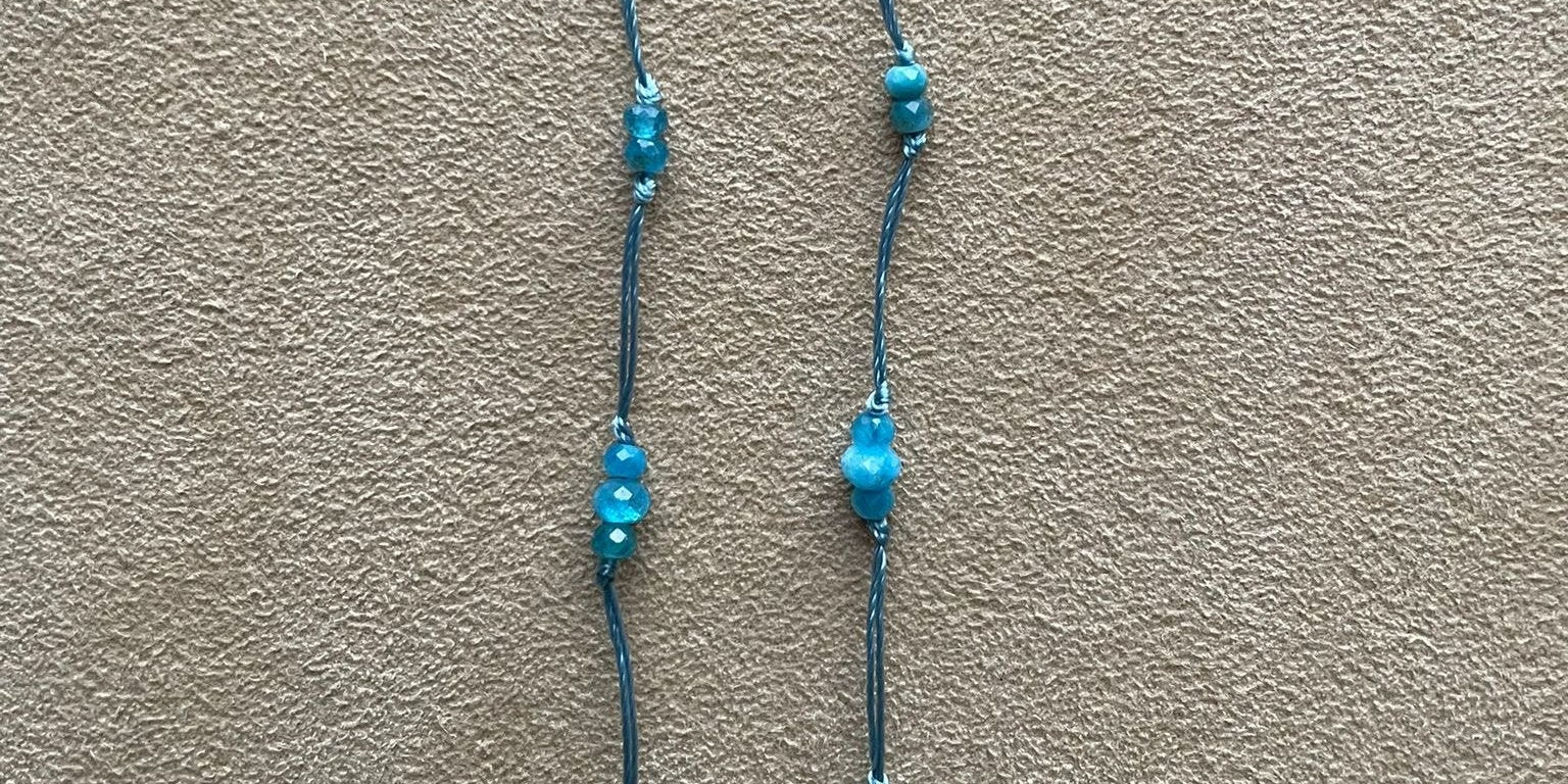 Bracelet Numen - Apatite Bleu