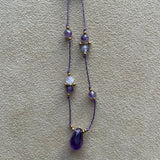 Collier Amulette Lapis Sanctus - Pierre Améthyste