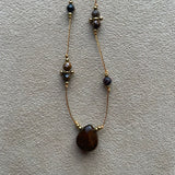 Collier Amulette Lapis Sanctus - Pierre Œil de Tigre