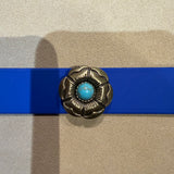 Le Collier Bijou Biothane® - Bleu Électrique 25mm