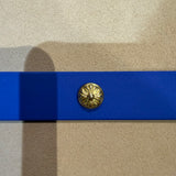 Le Collier Bijou Biothane® - Bleu Électrique 25mm