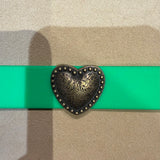 Le Collier Bijou Biothane® - Vert Fluo 25mm