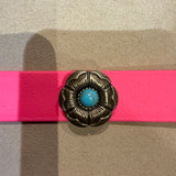 Le Collier Bijou Biothane® - Rose Fluo 25mm