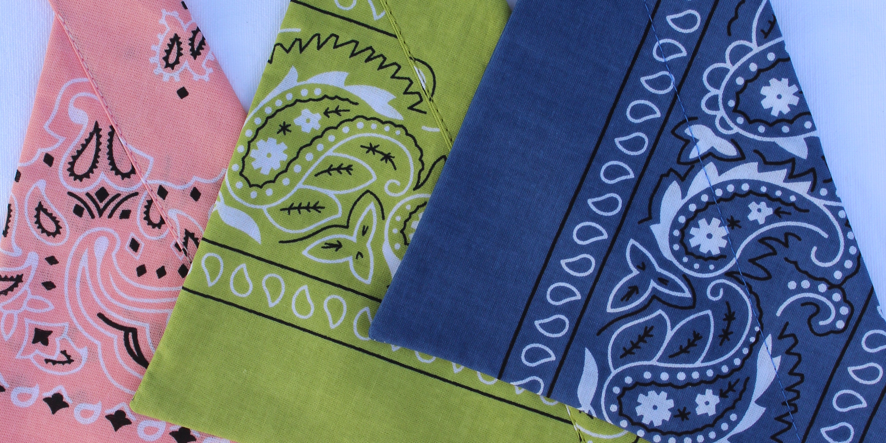 BANDANNA VINTAGE PAISLEY VERT