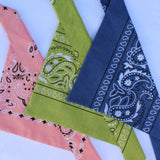 BANDANNA VINTAGE PAISLEY BLEU JEAN