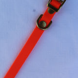Le Collier Bijou Biothane® - Orange Fluo 15mm