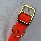 COLLIER BIOTHANE® - ORANGE FLUO 25mm