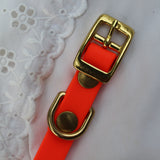 COLLIER BIOTHANE® - ORANGE FLUO 15mm