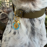 Le Collier Bijou Biothane® - Blue Amérindien