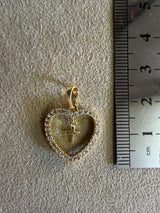 Médaille 24 - Coeur Croix