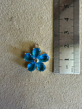 Médaille 46 - Fleur Bleu Jean