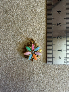 Médaille 50 - Fleurs Multicolors