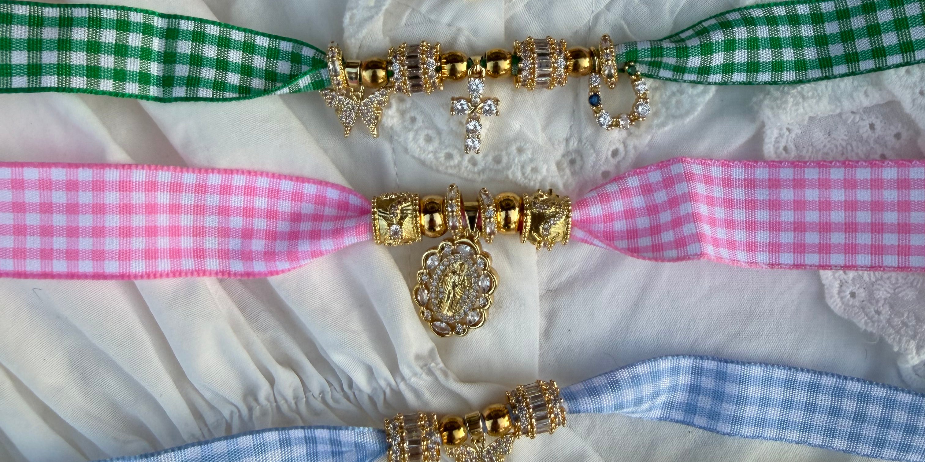 Le Collier - BB Vichy Jaune Pastel