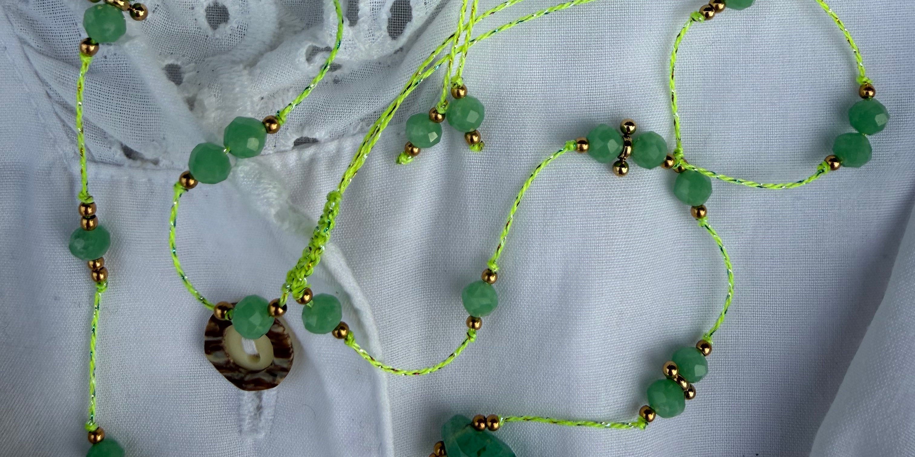 Collier Amulette Lapis Sanctus - Pierre Aventurine