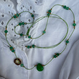 Collier Amulette Lapis Sanctus - Pierre Chrysoprase