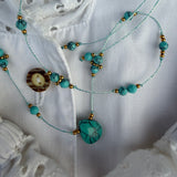 Collier Amulette Lapis Sanctus - Pierre Turquoise