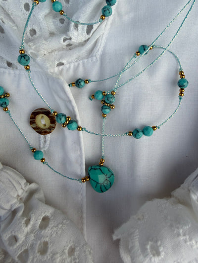 Collier Amulette Lapis Sanctus - Pierre Turquoise