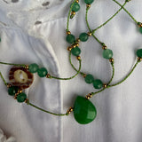Collier Amulette Lapis Sanctus - Pierre Chrysoprase