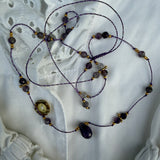 Collier Amulette Lapis Sanctus - Pierre Améthyste