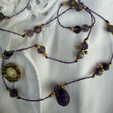 Collier Amulette Lapis Sanctus - Pierre Améthyste