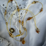 Collier Amulette Lapis Sanctus - Pierre Citrine