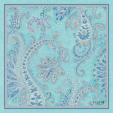 Foulard N°15 - Cachemire Blue