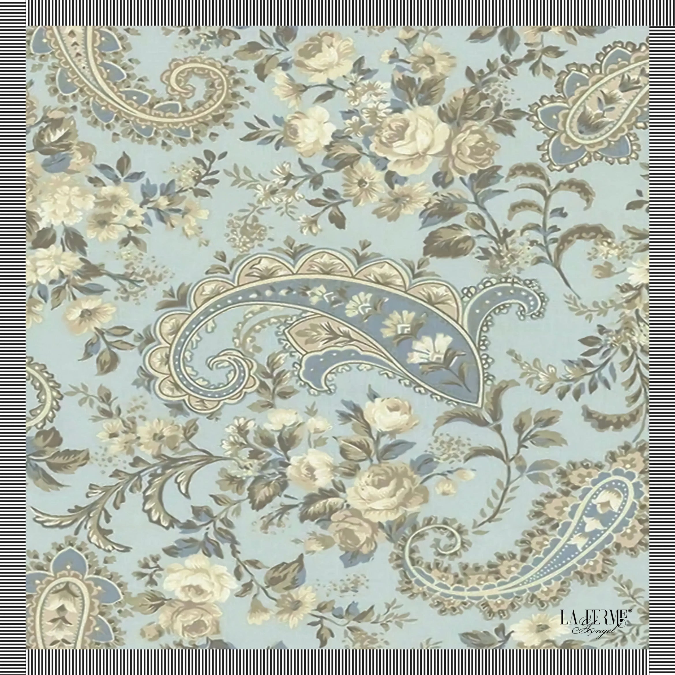 FOULARD OPTION | source:gid://shopify/Product/14795141448011 | Foulard N°18 - Cachemire Roses