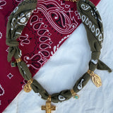 Les Colliers Bijoux | Bandanna - Kaki
