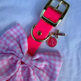 Le Collier Bijou Biothane® - Rose Fluo 25mm