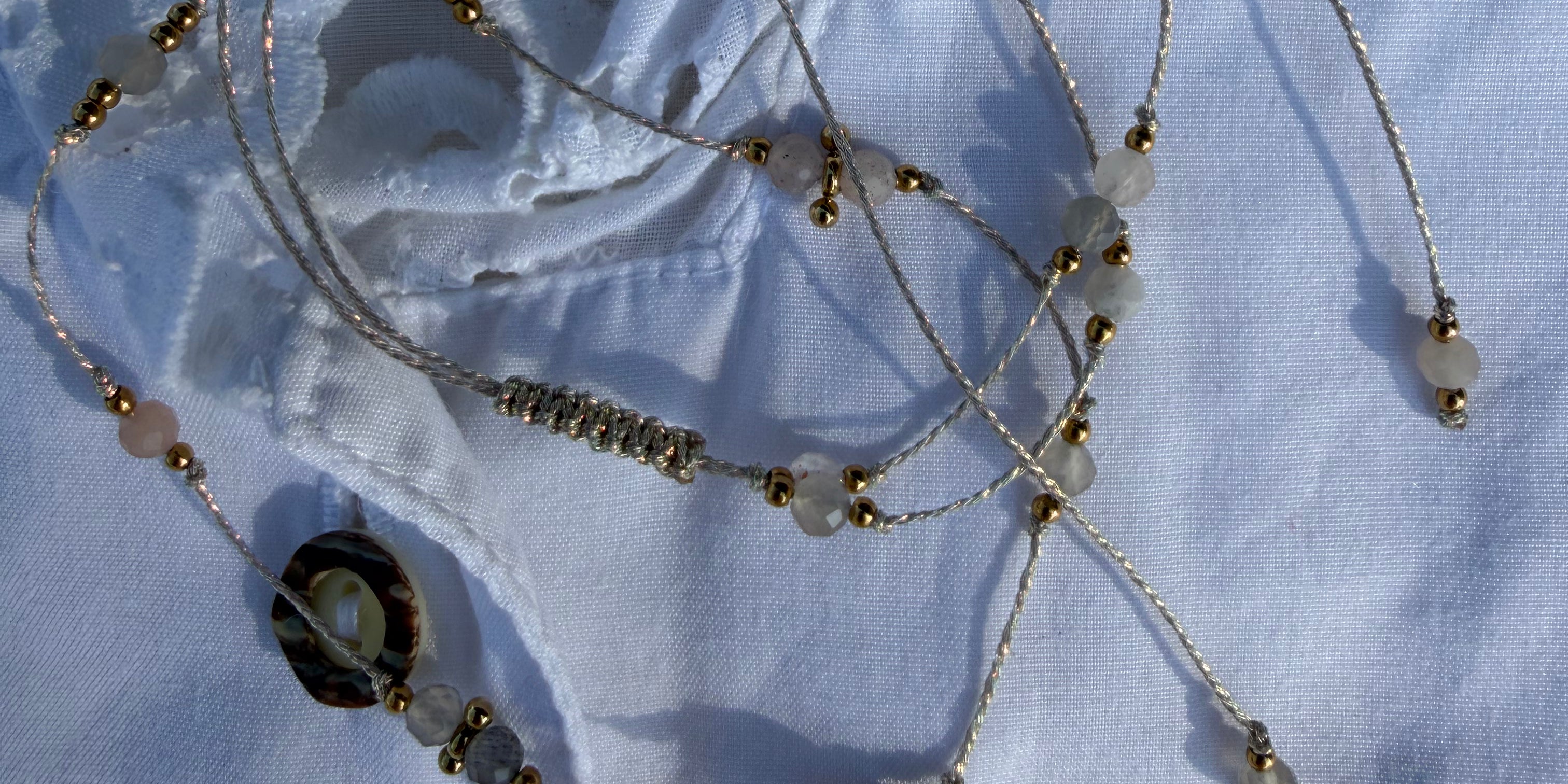 Collier Amulette Lapis Sanctus - Pierre Quartz Fumé