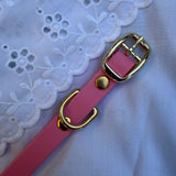 Le Collier Bijou Biothane® - Baby Pink 12mm