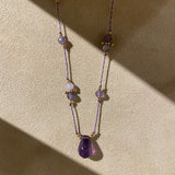Collier Amulette Lapis Sanctus - Pierre Améthyste