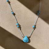 Collier Amulette Lapis Sanctus - Pierre Turquoise