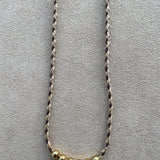 Choix de cordon: MARRON FONCÉ BEIGE OR
