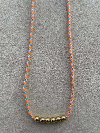 ORANGE FLUO TURQUOISE ROSE OR