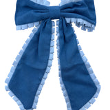Le Noeud Angel - Bleu Jean et Dentelle XXL