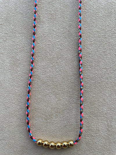 ROSE FLUO BLEU MARRON OR