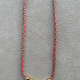 Choix de cordon: ROUGE BEIGE OR