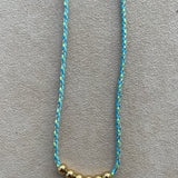 Choix de cordon: TURQUOISE VERT OR