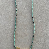 Choix de cordon: VERT MENTHE BLEU MARINE OR