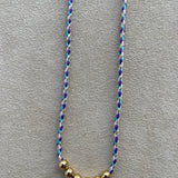 Choix de cordon: VIOLET ROSE POUDRÉ BLEU OR